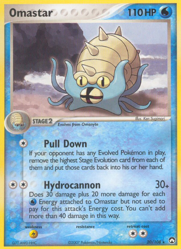 EX Power Keepers Omastar #20/108